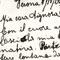 Cartolina di Wanda Abenaim gettata a Verona dal treno che la stava deportando ad Auschwitz, 7 dicembre 1943.