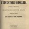 "L'educatore israelita", mensile pubblicato a Vercelli dal 1853 al 1874